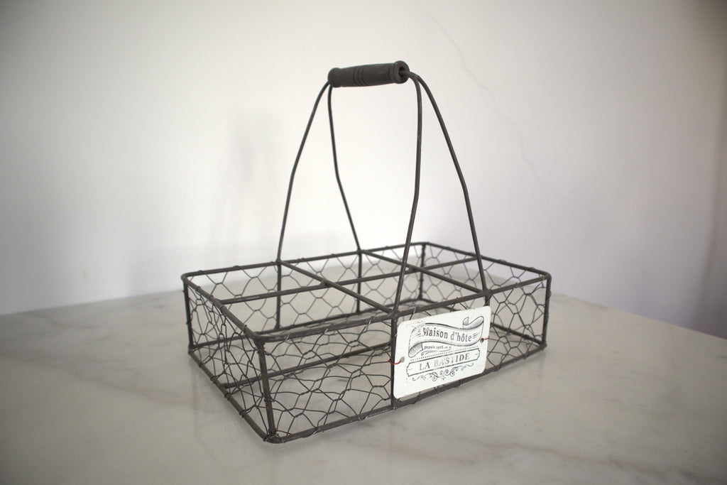 Fransk trådkurv i landstil