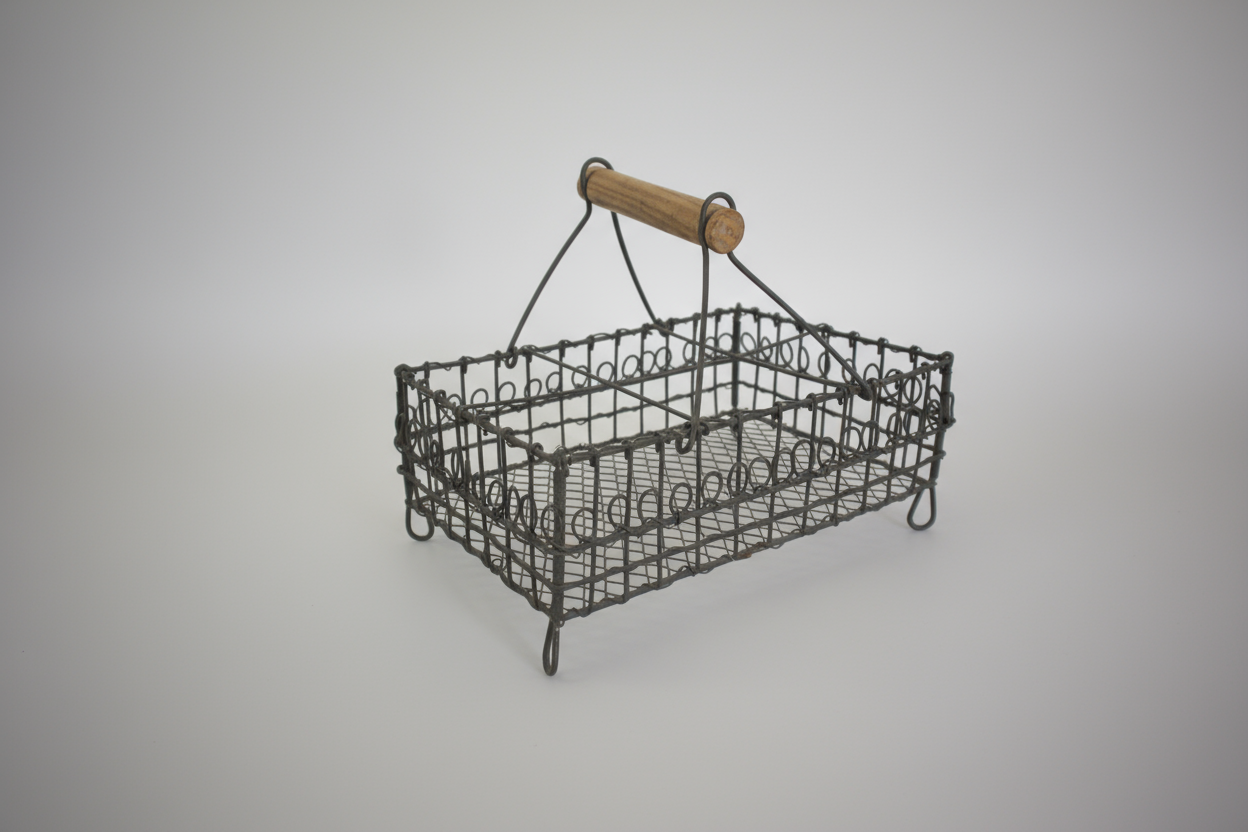Fransk rustik trådkurv