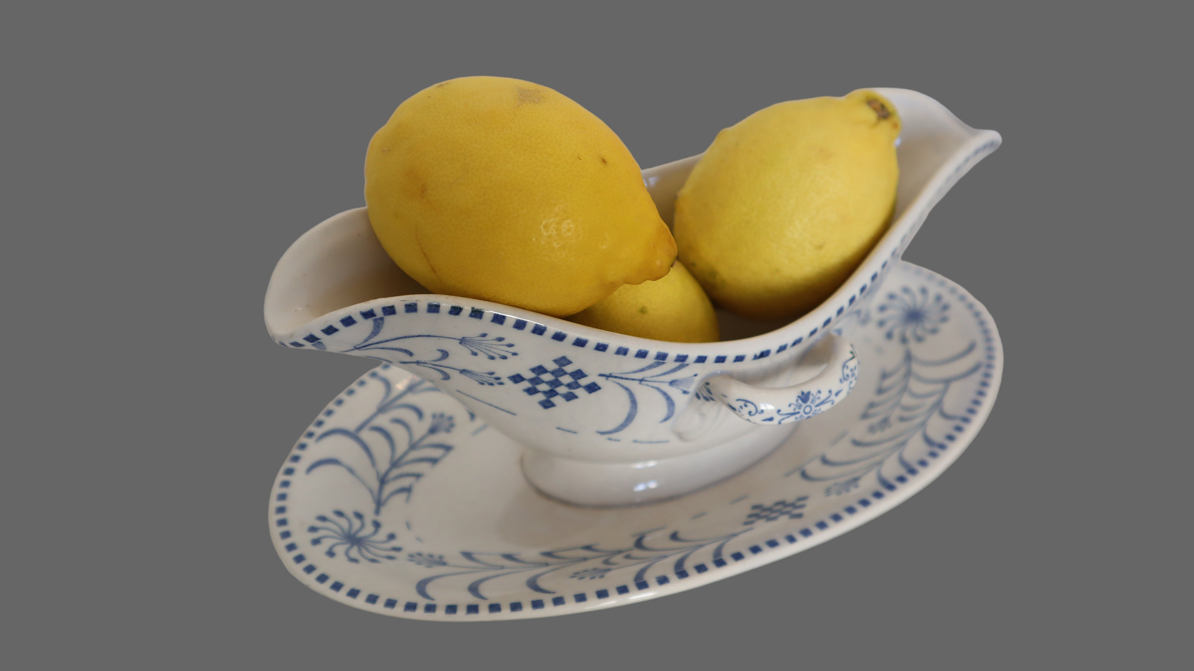 Antik fransk saucebåd