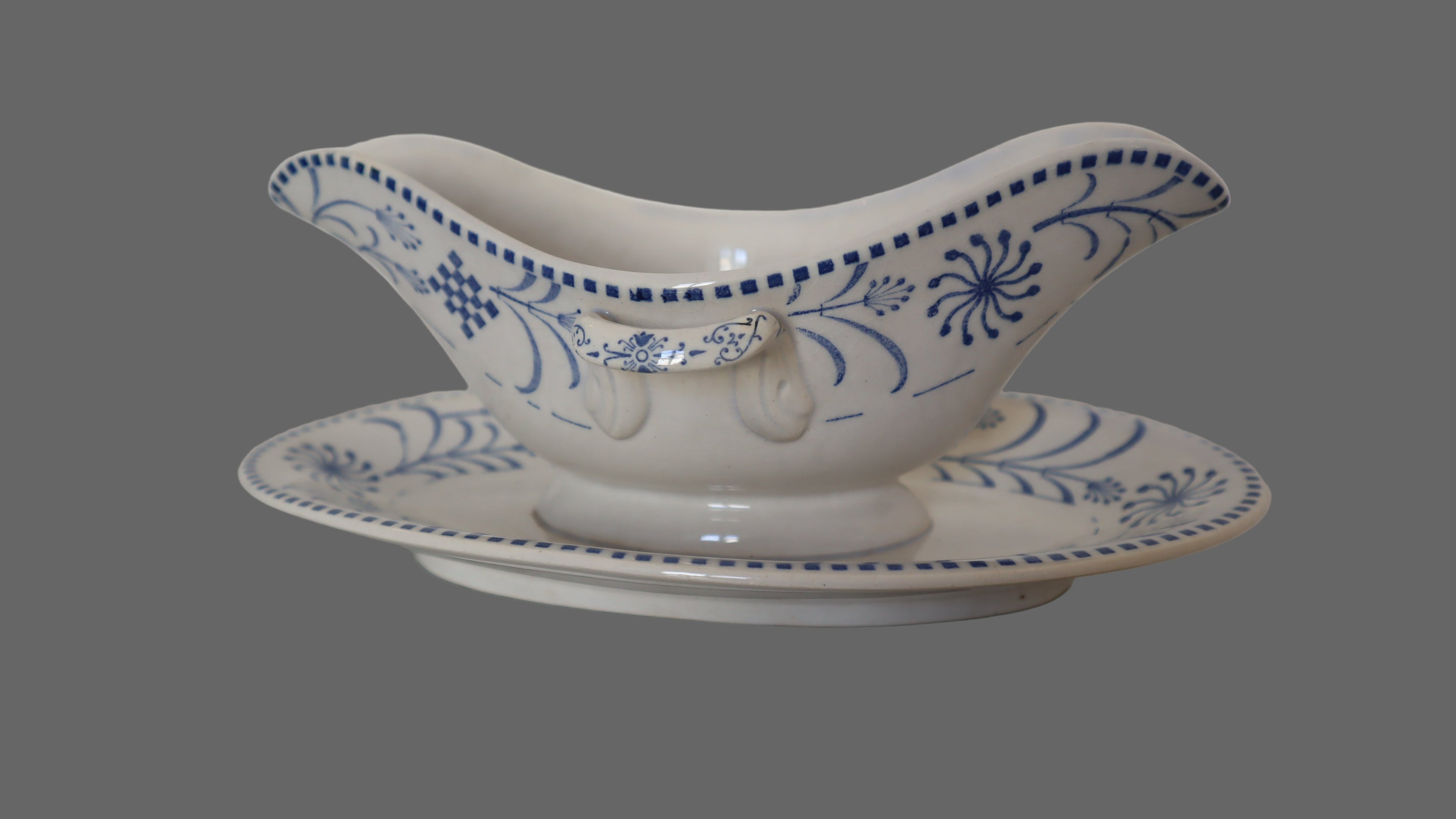 Antik fransk saucebåd