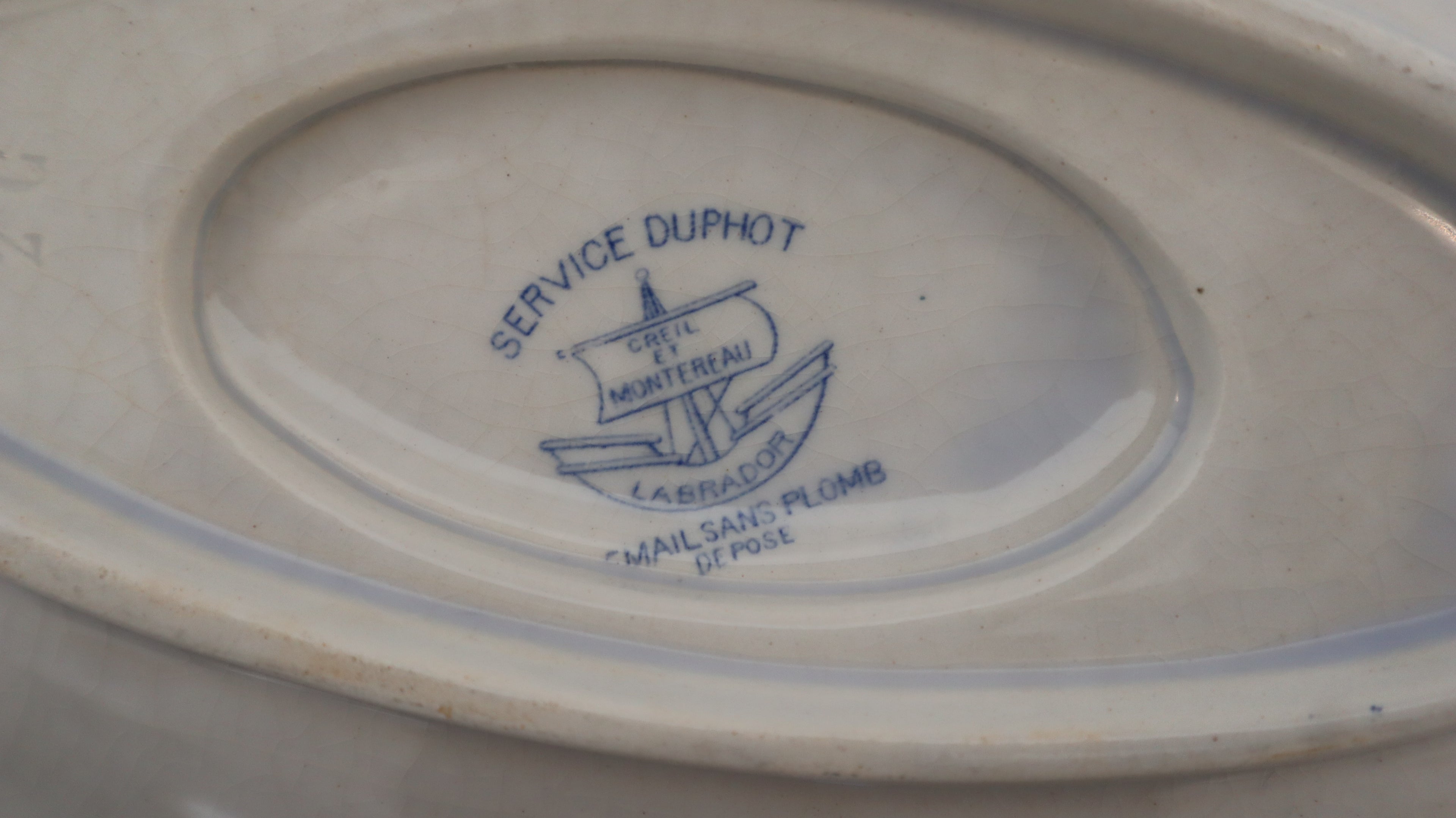 Antik fransk saucebåd