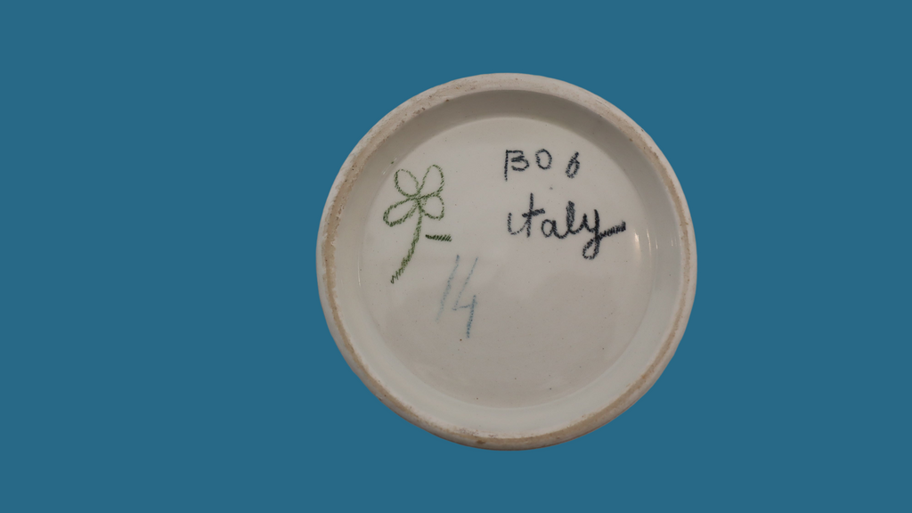 Badesalt-krukke, håndmalet