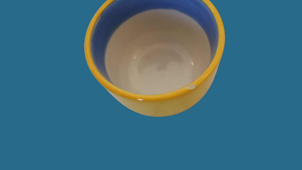 6 stk. håndmalede kopper