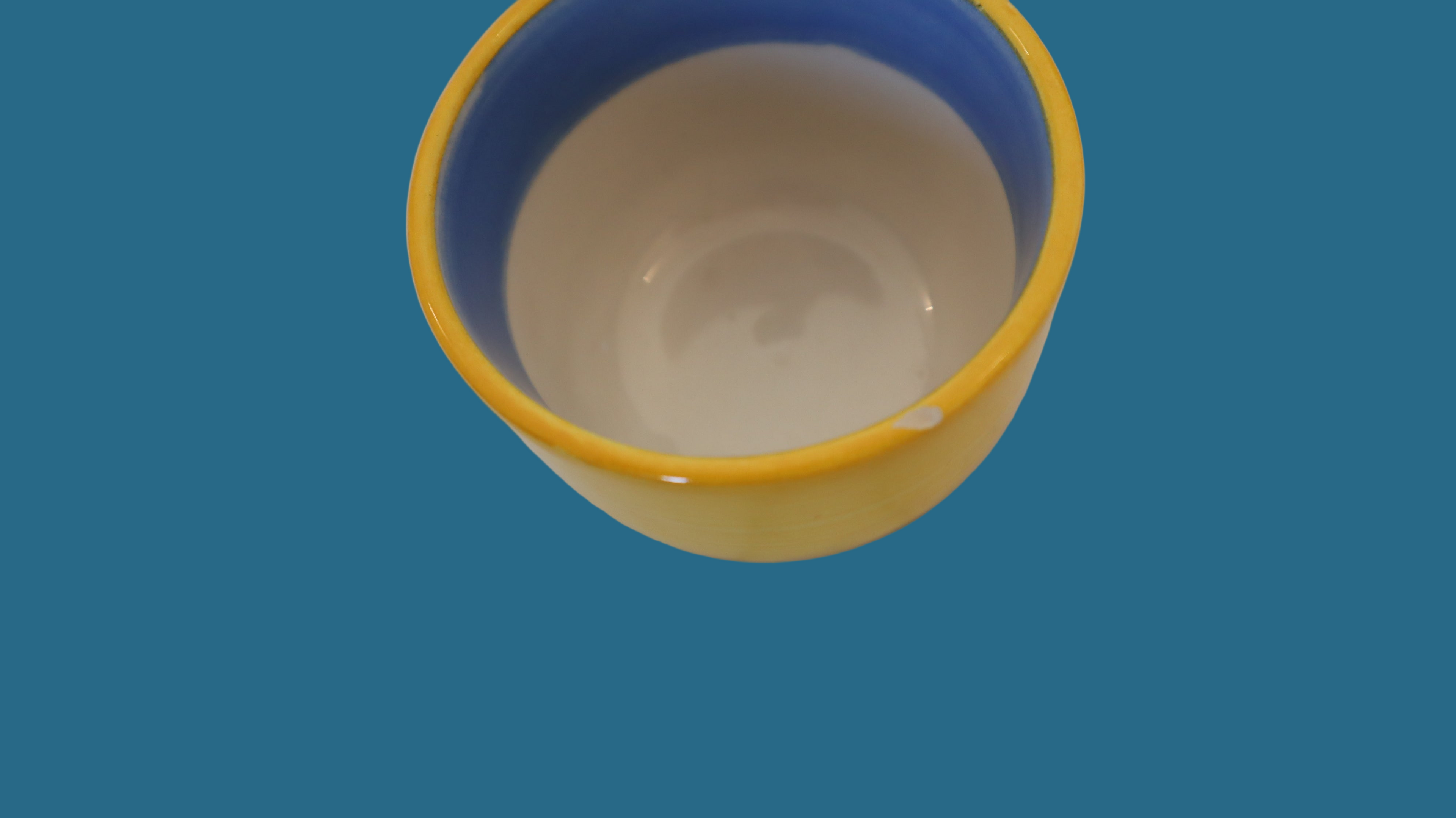 6 stk. håndmalede kopper