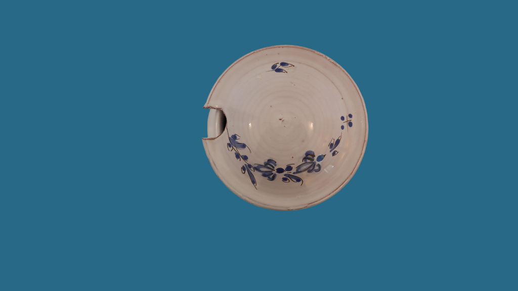 Håndmalet senneps/marmeladekrukke - Moustiers