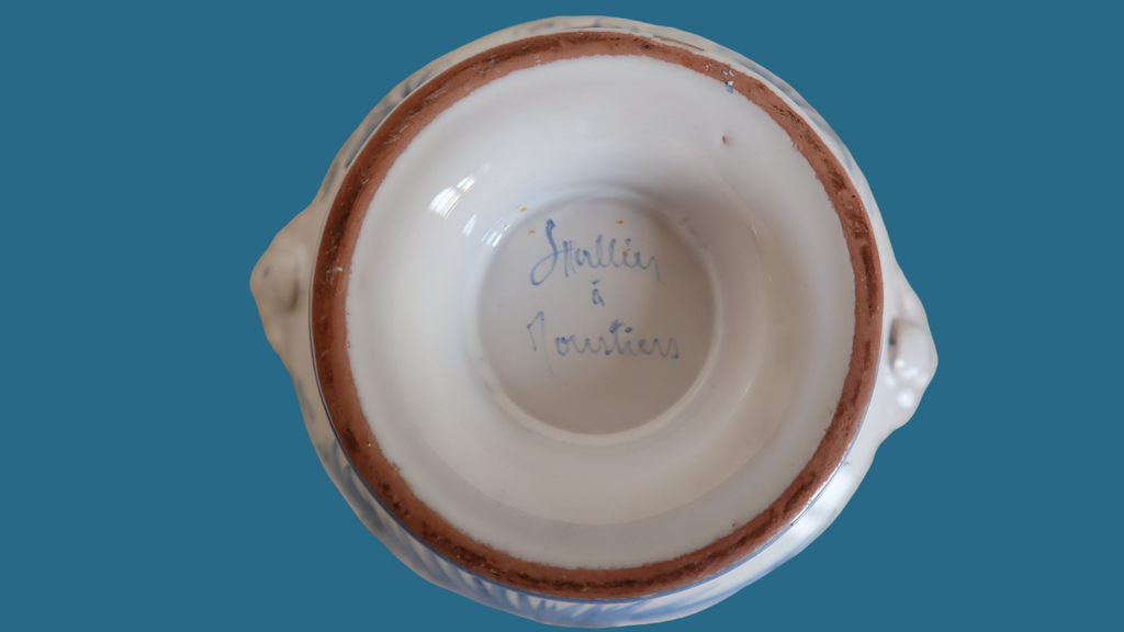 Lågskål i fajance - Moustiers