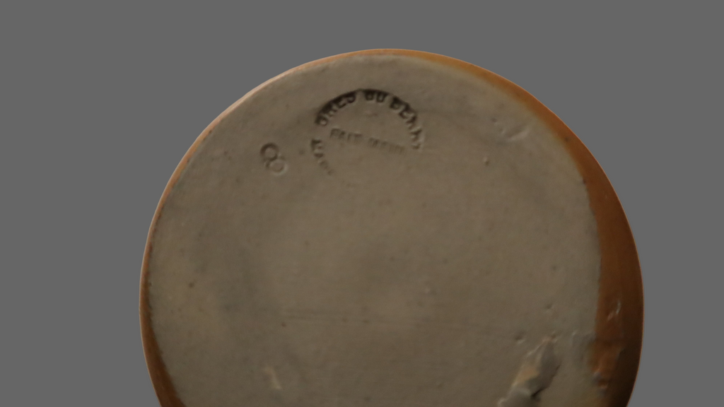 Håndlavet stentøjskande