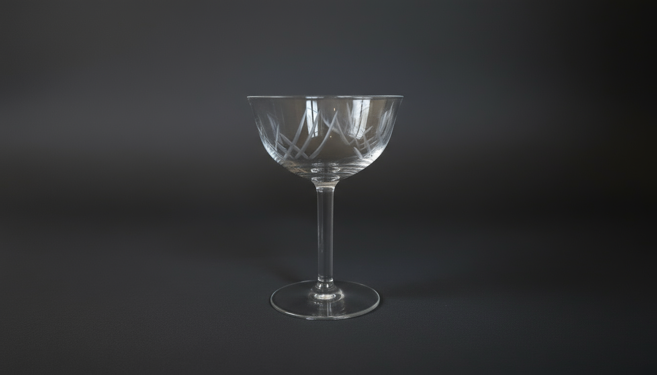 6 stk. elegante champagneskåle