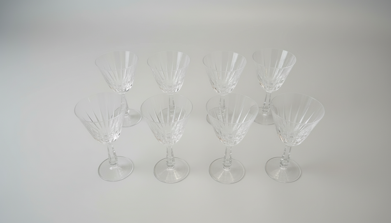 8 stk. hvidvinsglas i krystal - Villeroy & Boch