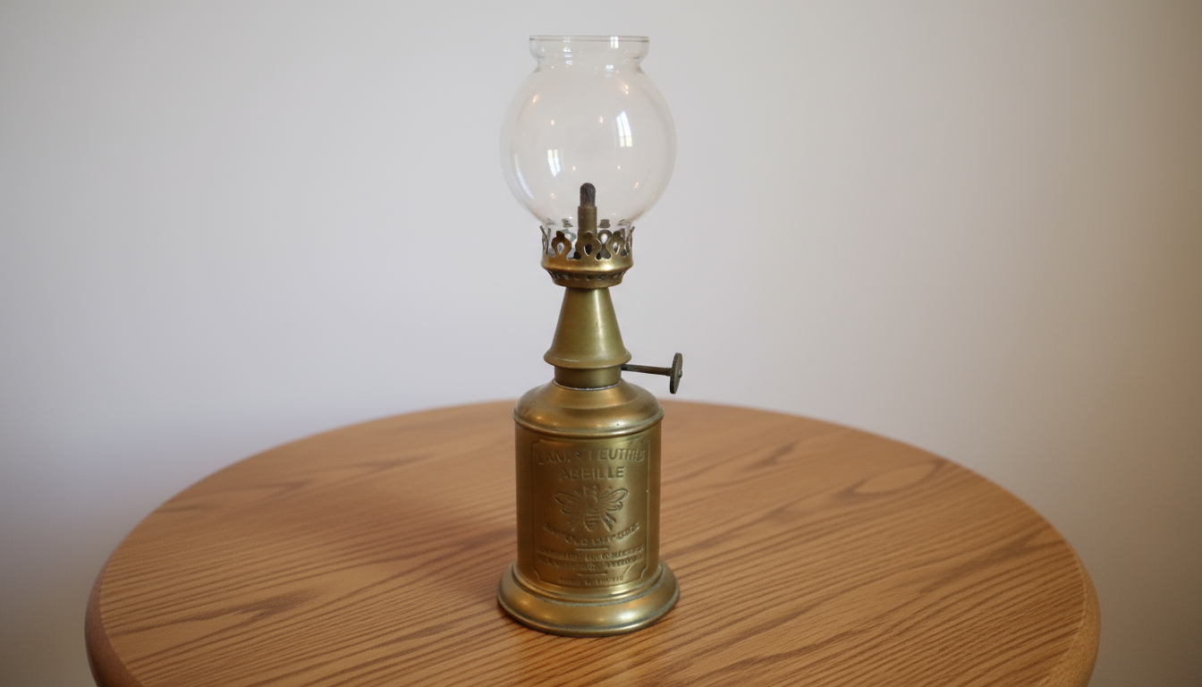 Fransk messing “Lampe Feutrée ABEILLE”, ca. 1920–40