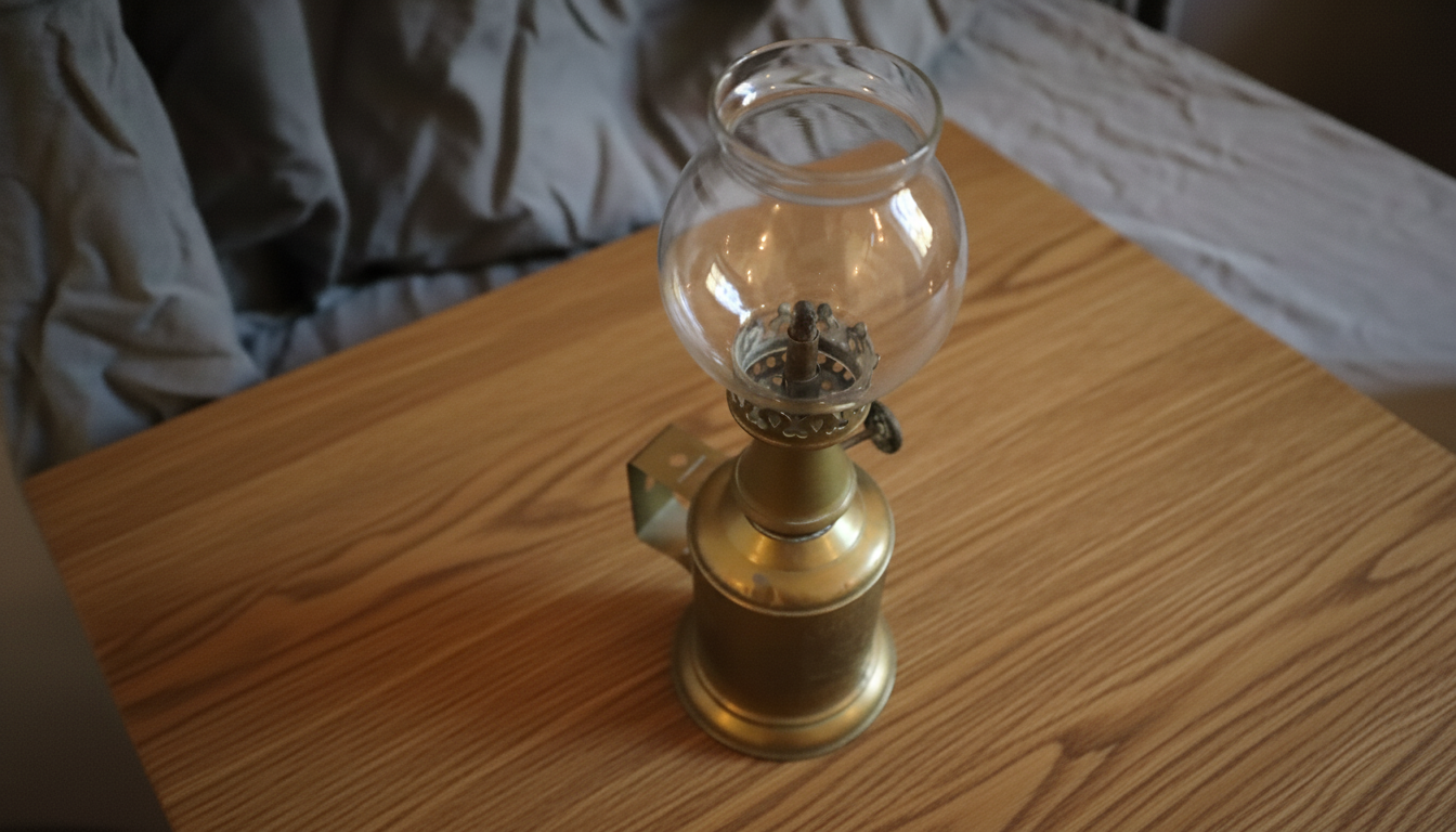 Fransk messing “Lampe Feutrée ABEILLE”, ca. 1920–40