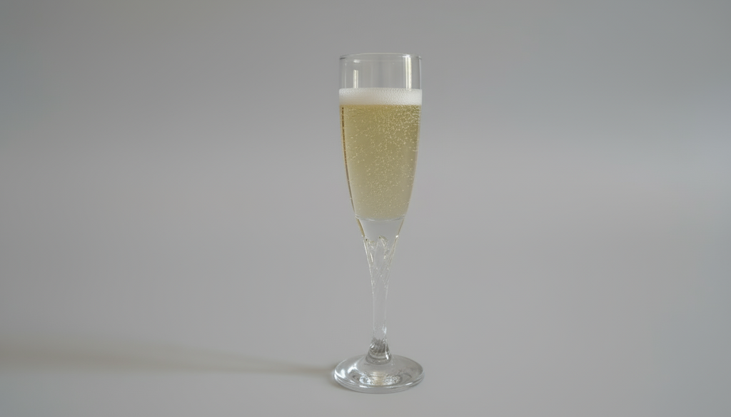 6 stk. champagnefløjter med snoet stilk