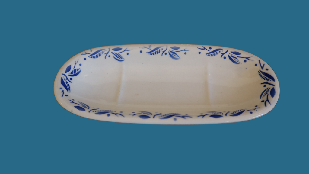 Antik fajance sæbeskål