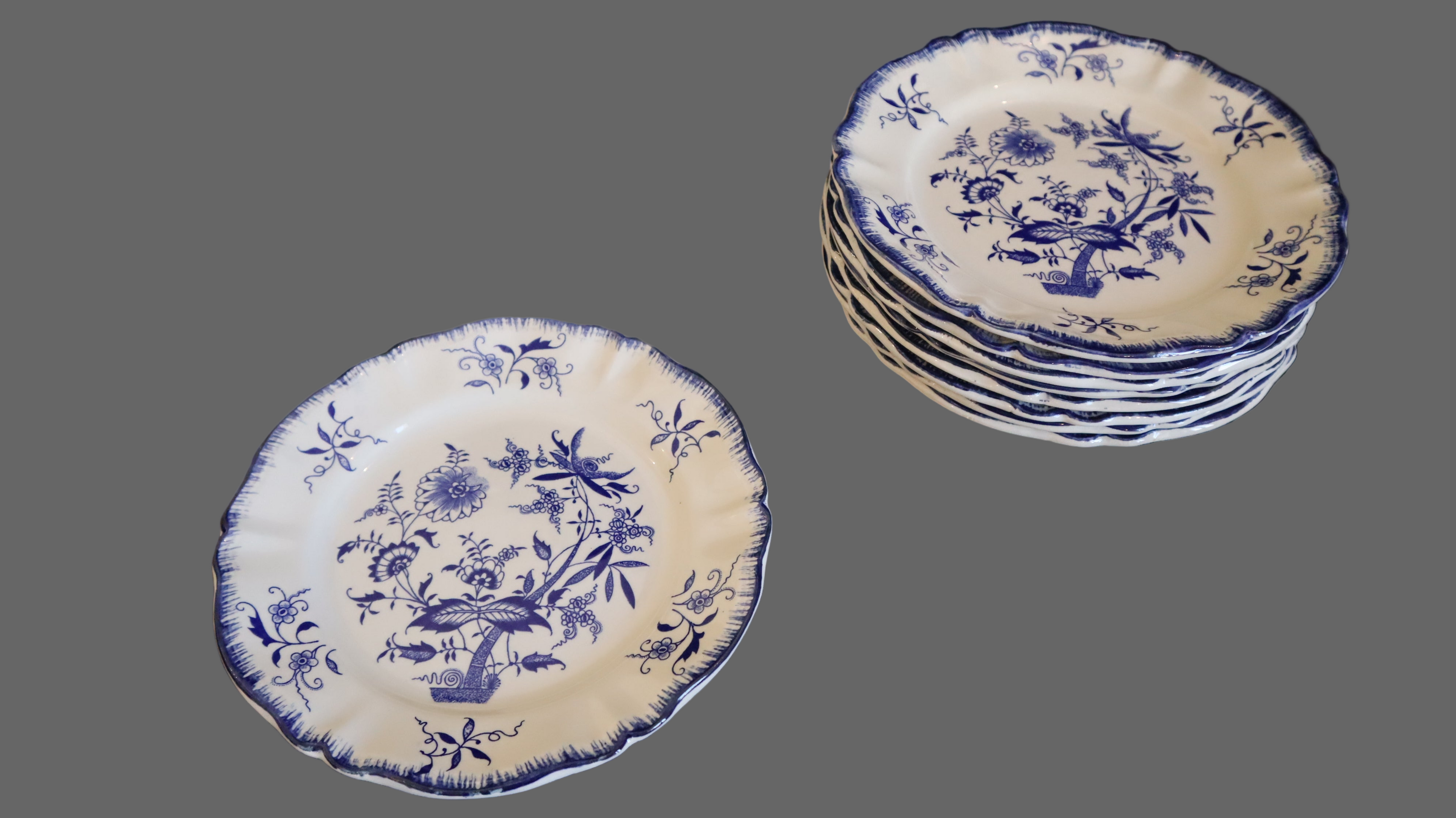 8 stk. desserttallerkner "Lancaster"