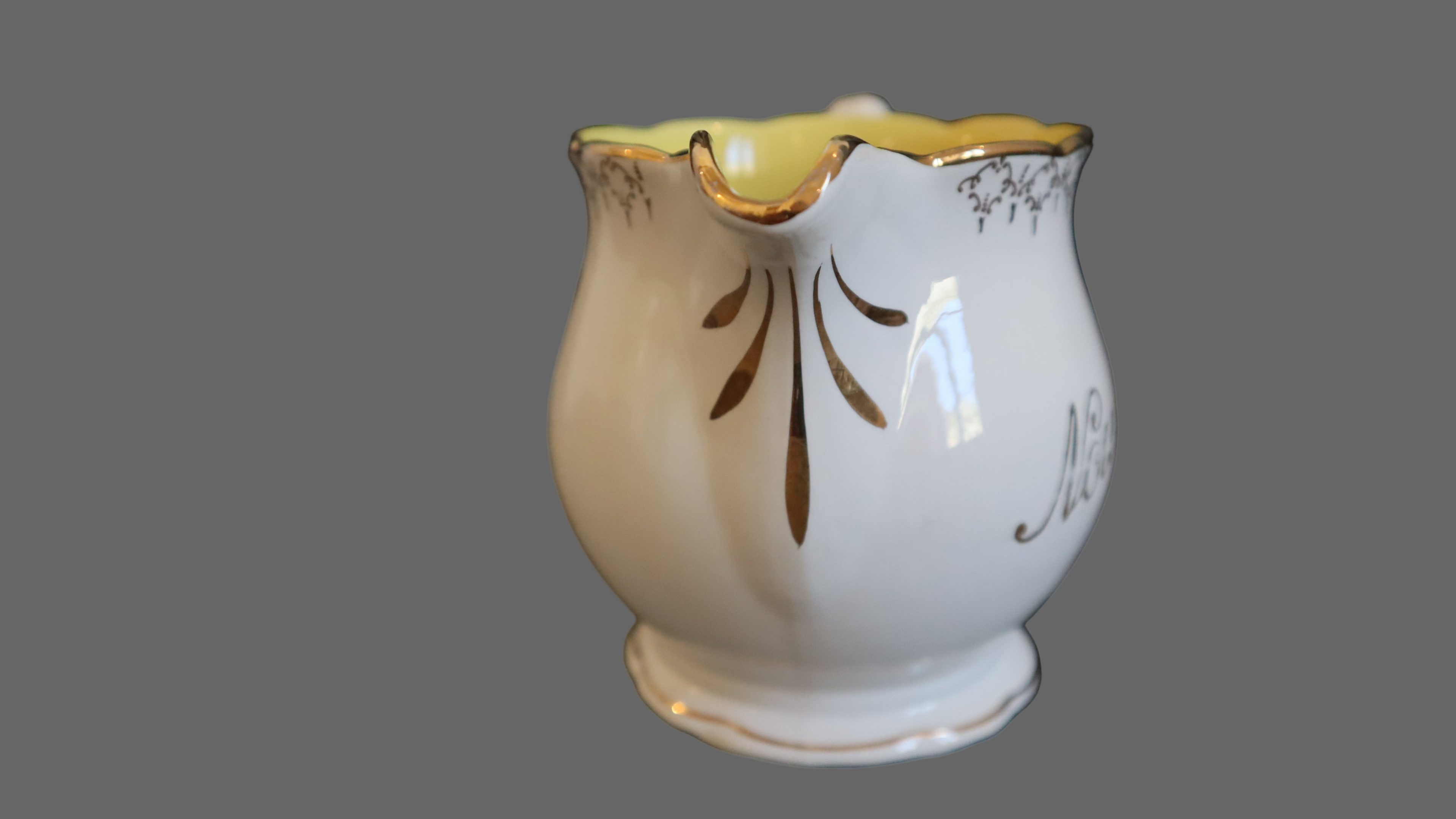 Sarreguemines “Nous Deux” flødekande