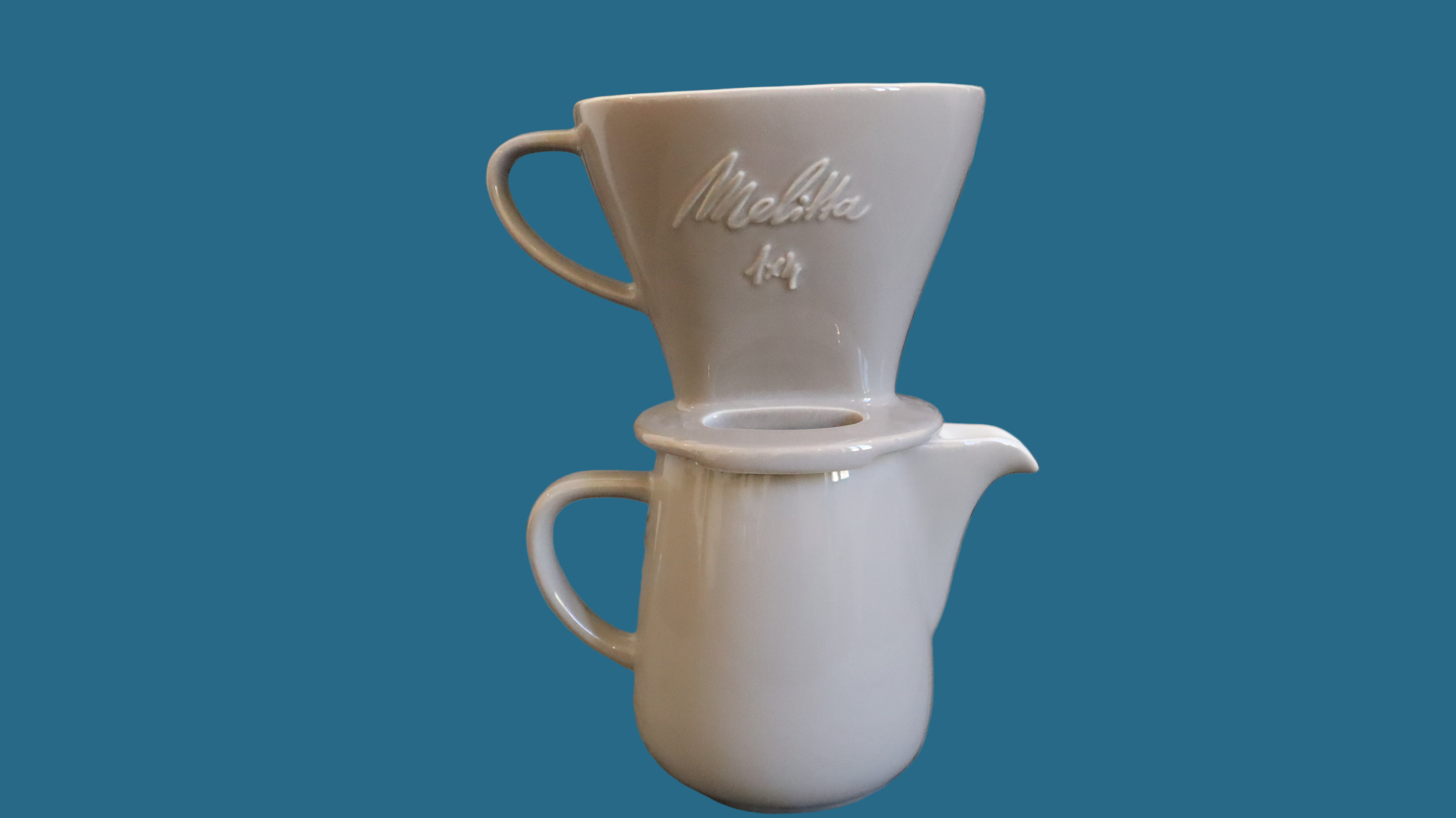 Melitta kaffebrygger i porcelæn