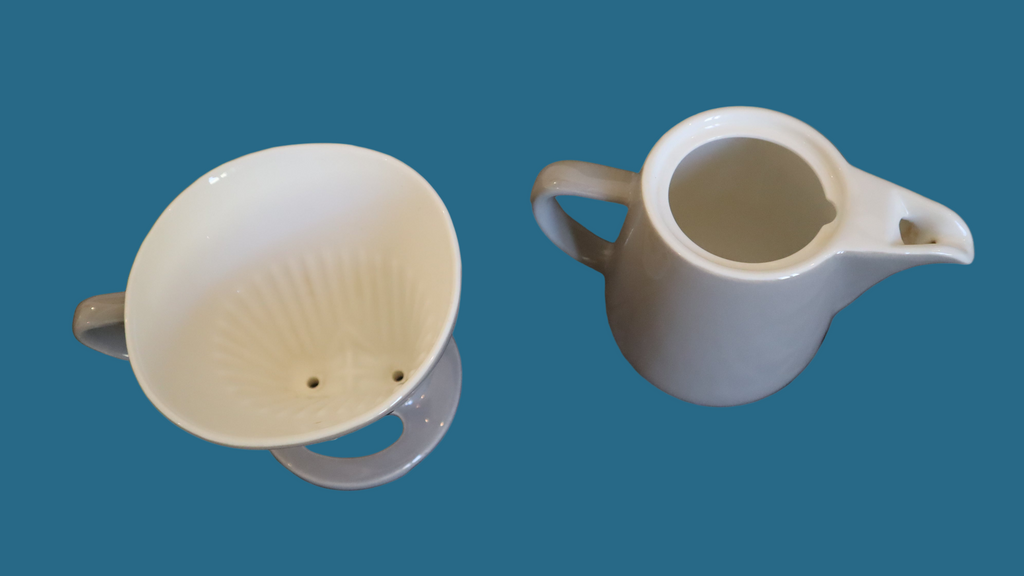 Melitta kaffebrygger i porcelæn