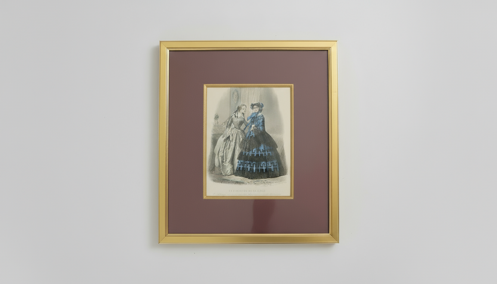 Le Moniteur de la Mode – håndkoloreret modeplade