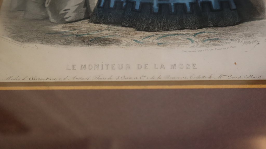 Le Moniteur de la Mode – håndkoloreret modeplade