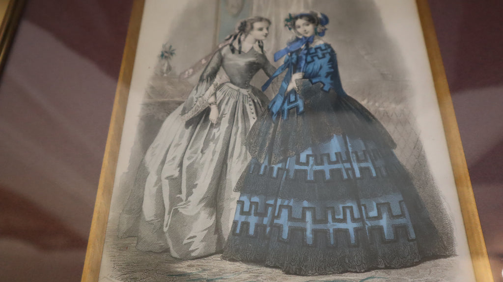 Le Moniteur de la Mode – håndkoloreret modeplade