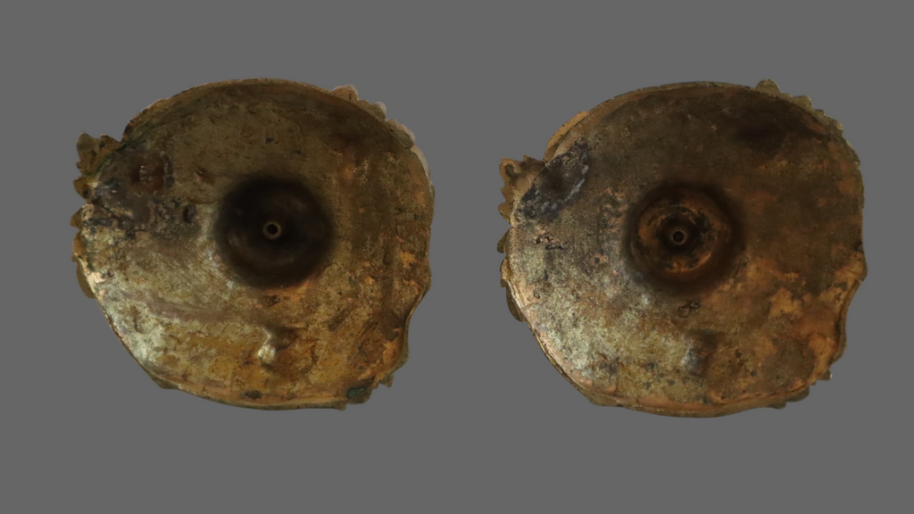 Et par franske lysestager i rokoko-stil