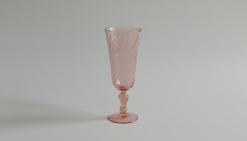 6 stk. Rosaline champagnefløjter