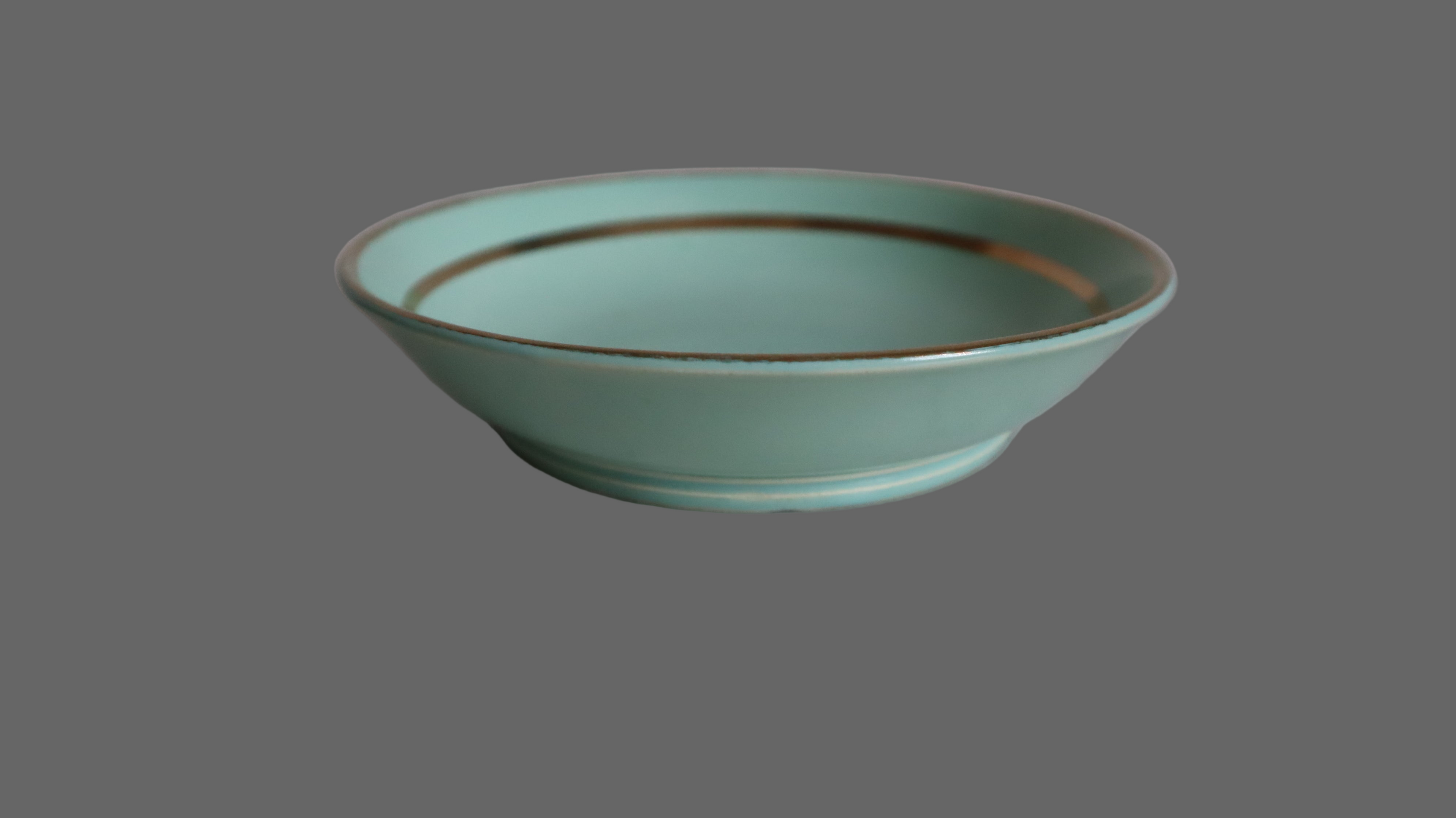 6 stk. Longwy tallerkener i “vert d’eau”