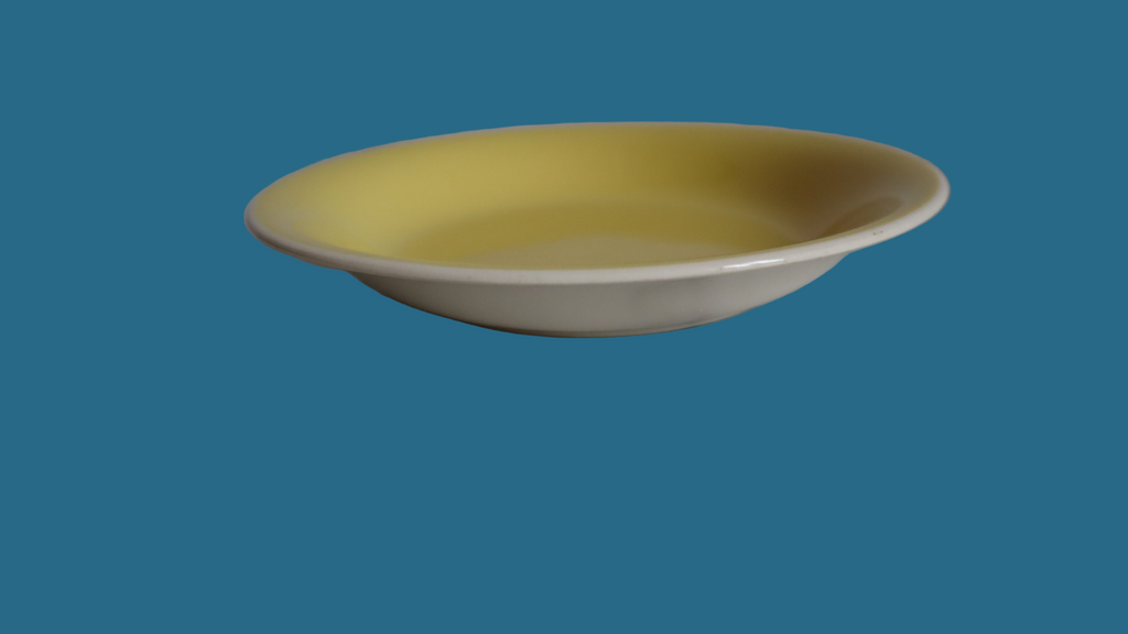 Villeroy & Boch – 6 stk. gule, dybe tallerkener